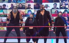 Mustafa ali leading retribution on an episode of 'monday night raw' wwe wwe monday night raw results opening segment. Retribution Reveals New Look Message On Raw After Signing Wwe Contracts