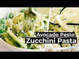 Maybe you would like to learn more about one of these? Zucchini Noodles With Avocado Pesto Youtube