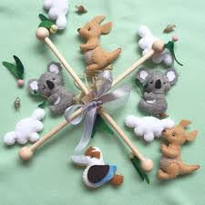 Australia Traditional Mobile Etsy Australian Nursery Australian Animal Nursery Diy Baby Stuff