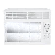 Energy saving and low noise: Ge 5 000 Btu 115 Volt Mechanical Window Air Conditioner White Aht05lz Walmart Com Walmart Com