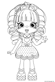 If your child loves interacting. Rainbow Kate Shopkins Dolls Coloring Pages Printable