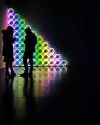 Brooke On Instagram Installation Triangulation Ny Diabeacon Danflavin Lights Artist Light Art Neon Art