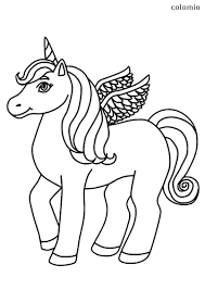 Ausmalbild einhorn fabelwesen einhorner unicorn. Ausmalbilder Einhorn Kostenlos Malvorlage Einhorner
