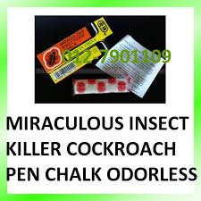 Maybe you would like to learn more about one of these? Miraculous Insecticide Chalk Kill Cockroach Roaches Ant Lice Flea Bugs Odorless Shopee Malaysia