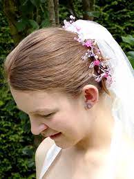 Vigne De Cheveux Mariage Cristal Swarovki Rose Et Blanc Accessoire Cheveux Mariage Cheveux Mariage Accessoire Coiffure