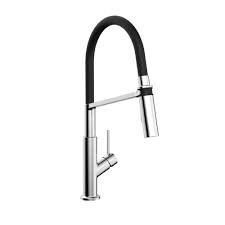 handle pull down chrome kitchen faucet