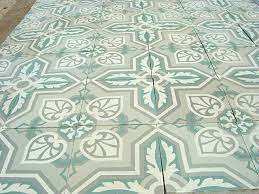 Maybe you would like to learn more about one of these? Mint Green Floor Tile Floor In Grey And Mint Green The Antique Floor Company Encaustic Tiles Floor Green Flooring Mint Green Bathrooms