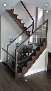 40 Elegant Glass Stairs Design Ideas For You This Year Stair Railing Design Home Stairs Design Modern Stairs