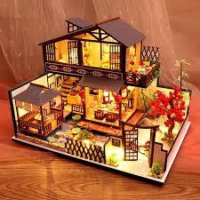 Diy Dollhouse Kit Chinese Family Time Dollhouse Miniature Etsy In 2021 Dollhouse Kits Kit Homes Diy Dollhouse