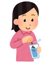 液体をかき混ぜる人のイラスト | かわいいフリー素材集 いらすとや