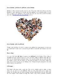 The soul and the most sincere birthday wishes are invested in it. Birthday Gift Ideas For Girlfriend Cute Birthday Gifts