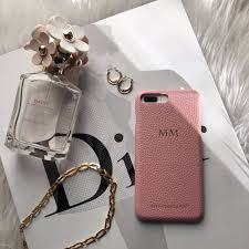 Pink Lily Phone Case In 2020 Personalized Leather Accessories Personalized Leather Aesthetic Phone Case