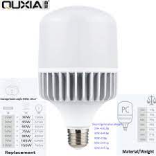 If you meant a '60w equivalent' bulb, then it will probably be a little. High Quality China Factory E27 Holder High Power Cheap Led Bulbs 20w 30w 40w 50w 60w 70w 80whigh Lumen Smart Led Light Bulb China Led Bulb Led Light Bulb