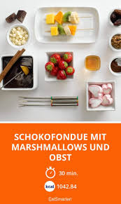 Schokofondue Mit Marshmallows Und Obst Rezept Schokofondue Marshmallows Rezepte