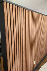 Mid Century Inspired Slat Wall In 2020 Slat Wall Trim Board Wall