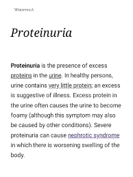 Image result for Proteinuria Causes