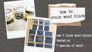 Designed to cut laminate, plastic pipes and wood, this 26 in. How To Stain Wood Black 3 Black Stains Tested On 7 Species Of Wood Youtube
