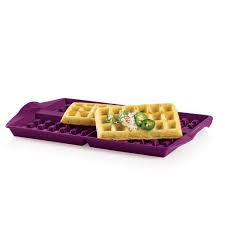 Tupperware Silicone Waffle Form Bake And Freeze Your Own Toaster Waffles Such As The Mexican Chocolate And Jalepeno Waffles Waffle Pan Waffles Maker