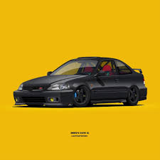 Maybe you would like to learn more about one of these? Pin By Georgi Dimitrov On Art Cars Honda Civic Honda Civic Coupe Civic Car