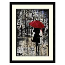 Our framed loui jover prints are a beautiful option for formal living rooms, dining. Amanti Art Framed Print Metro Red Umbrella By Loui Jover Walmart Com Walmart Com