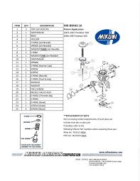 Mikuni Power Mikuni Genuine Carburetor Fuel Pump Rebuild