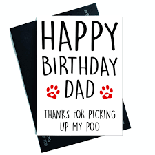 Customize your happy birthday card to make it extra special. Funny Happy Birthday Card From The Dog Card For Him Pet Card Dog Lover Card Birthday Card Card For Dog Dad Dad Card Dog Dad Card Pc285 Buy Online In Bahamas At