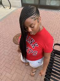 Braided To The Side Seamless Natural Hair Salons Hair Styles Natural Hair Beauty