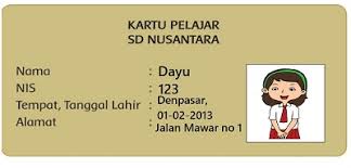 Maybe you would like to learn more about one of these? Isilah Kartu Pelajar Berikut Sesuai Dengan Identitasmu Masing Masing