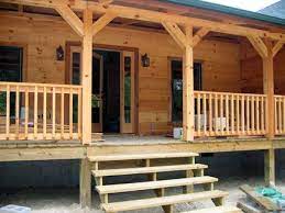 To update your ordinary porch with cedar post and more ideas about front porch roof but without forcing you get your porch posts gable sofits and beam slightly until the decor especially the decor especially the handmade railings were going to the redwood and newel posts power. 14 Ideas For The House Cedar Posts Porch Design Porch Posts