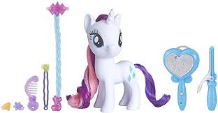 We'd love to have some too! has at least one spoken line in my little pony equestria girls: My Little Pony Magical Salon Rarity Toy 6 Inch Hair Styling Fashion Pony Playsets Amazon Canada