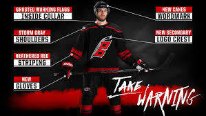 The carolina hurricanes (colloquially known as the canes) are a professional ice hockey team based in raleigh, north carolina. Hurricanes Take Warning With Reveal Of New Third Jersey Icethetics Co