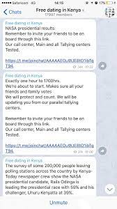 Manwa Magoma on X: NASA's Election Day Telegram Channel tally page center  now turned into a Free Dating Channel! Page earlier used to promote a porn  Channel. t.coweRDDOeRIQ  X