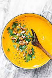 Easy Carrot Soup With Coconut And Ginger Recipe Carrot Soup Recipes Carrot Soup Soup Recipes