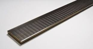Stormtech Now Offers Its Architectural Style Wedge Wire Grates In A Variety Of Warm Bronze Finishes Linear Drain Drains Bronze