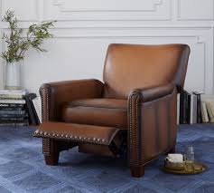 Maybe you would like to learn more about one of these? Irving Roll Arm Leather Recliner With Nailheads Pottery Barn
