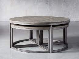 All come with tempered, clear glass tops and strong solid oak legs. Palmer Round Nesting Coffee Table Arhaus
