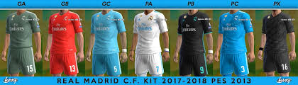 It'll be updated when official will be released, cl kits. Ultigamerz Pes 2013 Real Madrid Full Gdb Kits 2017 2018