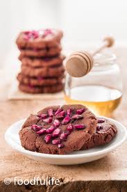 Meanwhile, whisk together the whole egg, the egg yolk, milk and vanilla extract in a measuring cup. Rice Flour Chocolate Cookies With Pomegranate Gluten Free Low Sugar Foodfulife