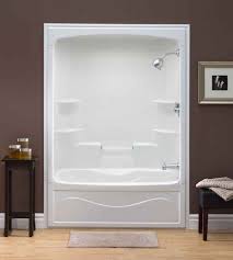 Liberty 60 Inch 1 Piece Acrylic Tub And Shower Right Hand Tub Shower Combo Remodel Shower Tub Tub Shower Combo
