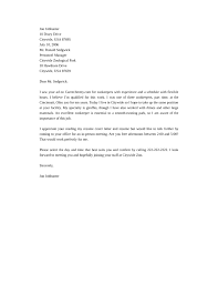 How To Write A Cover Letter For A Zoo Job Zoo Keeper Job Cover Letter Free Example Summer Job