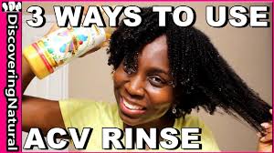 Spray this mixture on your hair. 3 Ways To Use Apple Cider Vinegar Rinse In Natural Hair Gitusum Youtube