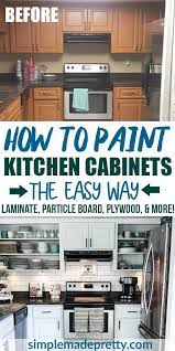 How To Paint Kitchen Cabinets White Without Sanding Painting Kitchen Cabinets White Painting Kitchen Cabinets Old Kitchen Cabinets