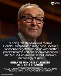 Senate Minority Leader Schumer called