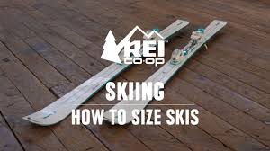 Ski Sizing What Size Skis Do I Need Rei