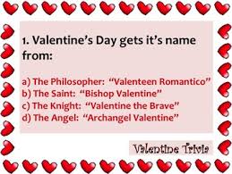Chloe is a social media expert and sha. Valentine S Day Trivia Game Valentine Game Valentine Facts Ppt