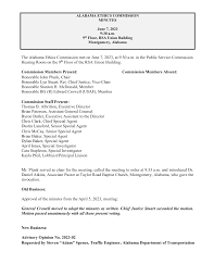 The Alabama Ethics Commission met
