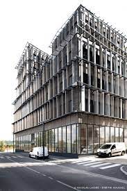 Immeuble perspective en chantier (à gauche) et la résidence résiden'ciel (à droite) à bordeaux © claire thibault. L Immeuble Perspective Livre Par Nicolas Laisne Et Dimitri Roussel A Bordeaux 2018