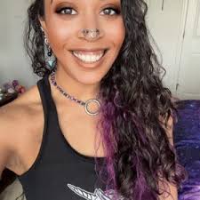 A[methyst/labradorite] Nose Chain