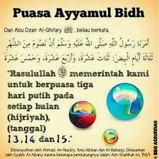 Jadi, kapan puasa tanggal 10 muharram/asyura di tahun 2016 ini? Anjuran Puasa Sunnah Ayyaamul Biidh Tgl 13 14 15 Tiap Bulan Hijriah Taawundakwah