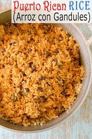 (in puerto rico, it is traditional to serve rice and beans with almost every meal, but mainly with pork chops (cooked with a little sofrito and adobo seasoning) on the side). Puerto Rican Rice Arroz Con Gandules Kitchen Gidget